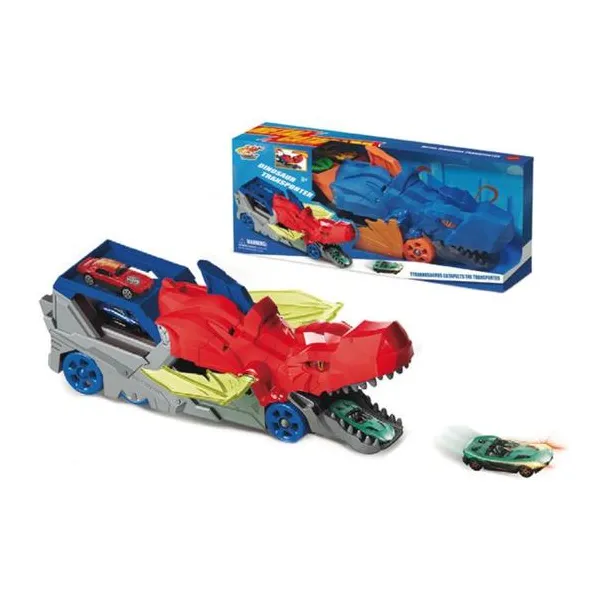 Pista de autos con forma de dragon 24 piezas- colores surtidos