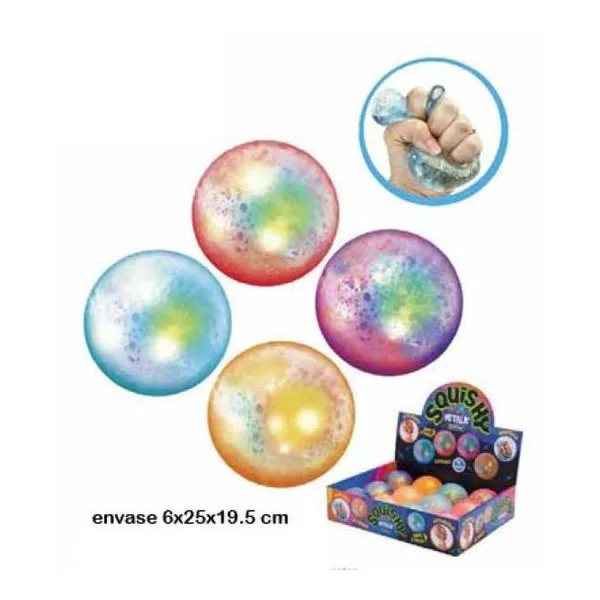 Squishy metalik ball