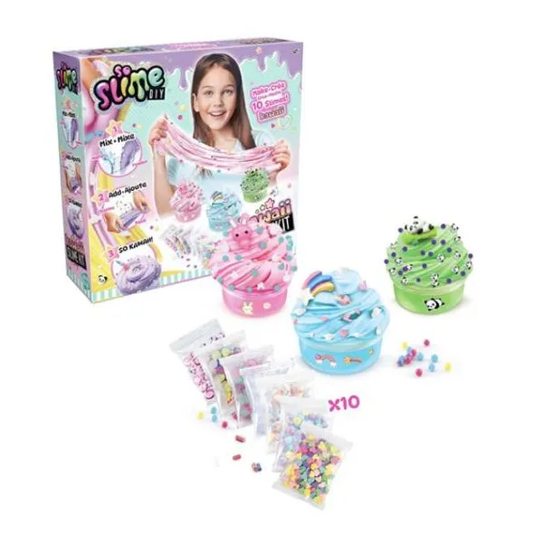 So slime - playset kawaii slime 20 cm "kit 10 pack