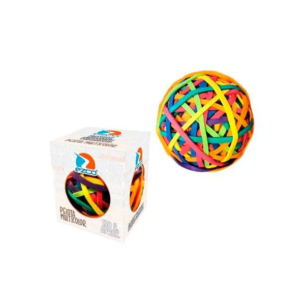 Bandas elasticas caja x170 colores surtidos Ezco