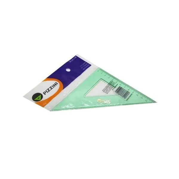 Escuadra verde 14 cm 45° x unidad - Pizzini