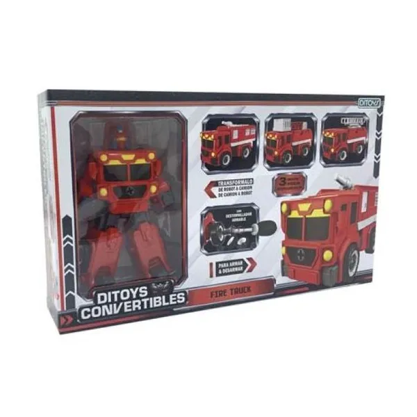 Convertible fire truck