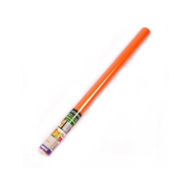 Rollo contac color naranja 0,45 x10 mts