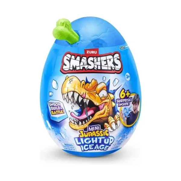 Smashers dino ice age- egg mega - brilla en la oscuridad (24 sorpresas)