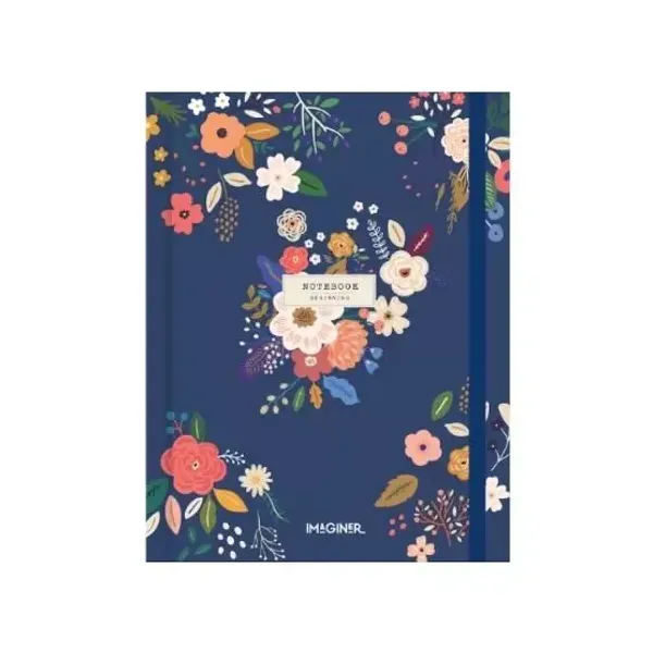 Agenda imaginer n.° 7 semanal binder t/flexible flowers 2027