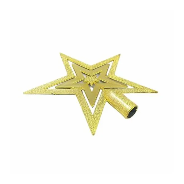 Puntal estrella de navidad 13 cm x1 colores surtidos