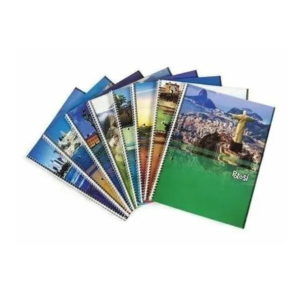 Cuaderno 16x21 cuadriculado 84h t/f con espiral potosi