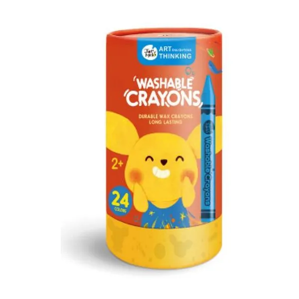 Jarmelo - pack x24 crayones lavables colores surtidos