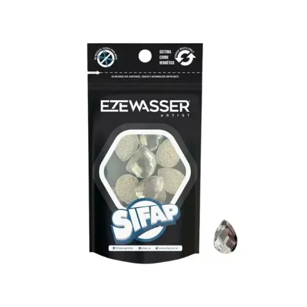 Tacha artistica Sifap by eze wasser gota blanca x15 unid.