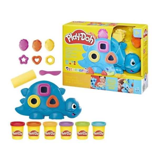 Hasbro playdoh - juego de dino con formas