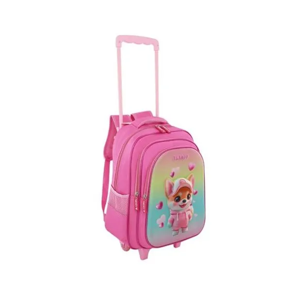Mochila 16" con carro corgi Trendy