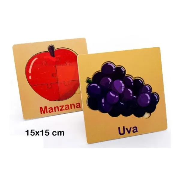 Rompecabezas frutas