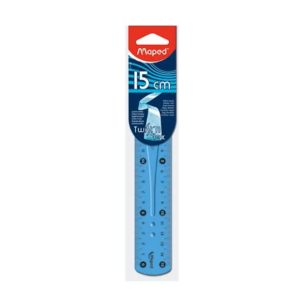 Regla flexible Maped twist´n 15 cm