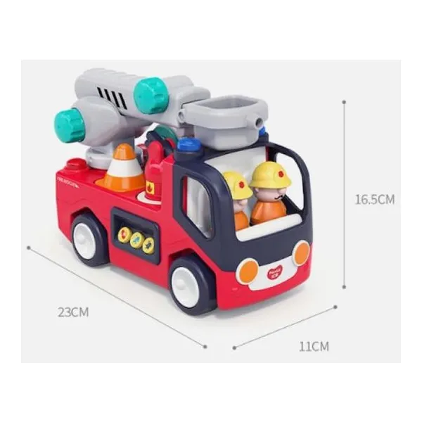Hola baby playset "camión de bomberos" con luces y música