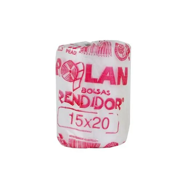 Bolsa arranque 15x20 cm rendidor calidad original bobina rolanplast
