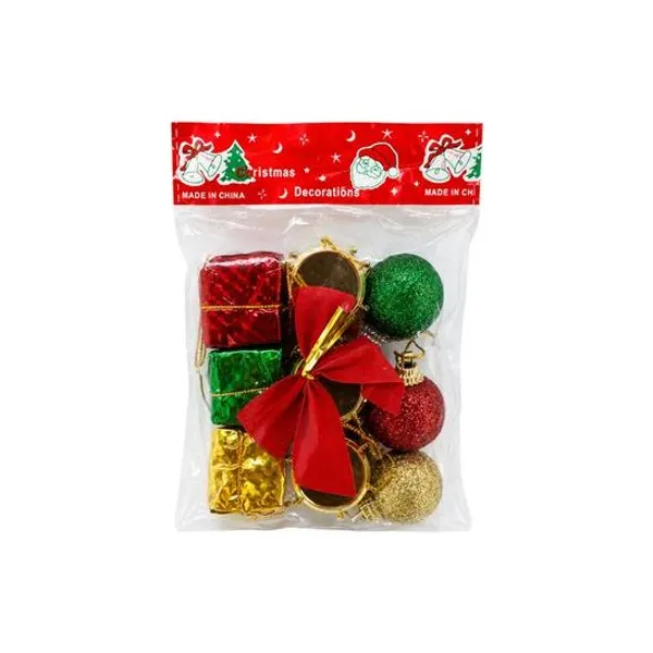 Set de adornos 3 cm x10 en bolsa
