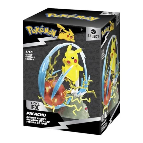 Deluxe collector statue pikachu- figura con luz 33 cm