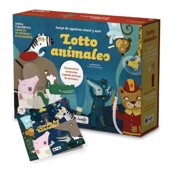 Lotto animales bingo 30 20 cm