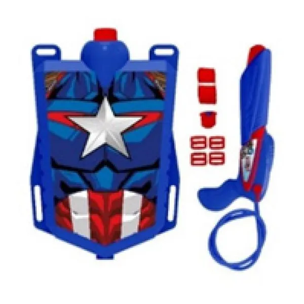 Mochila de agua capitan América 47 x36 x6 cm