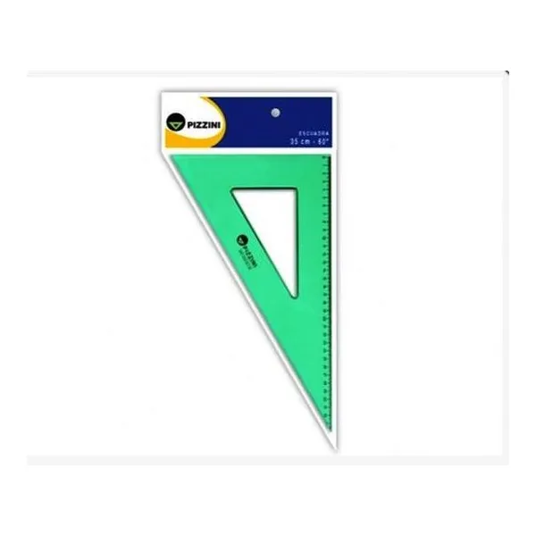 Escuadra estudio 35cmx60º Pizzini