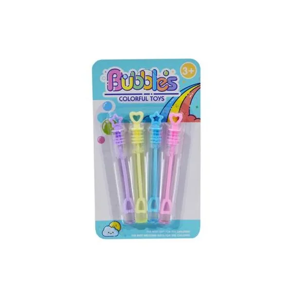 Set de burbujeros 10.5 cm x4 en blister 10x17.5 cm