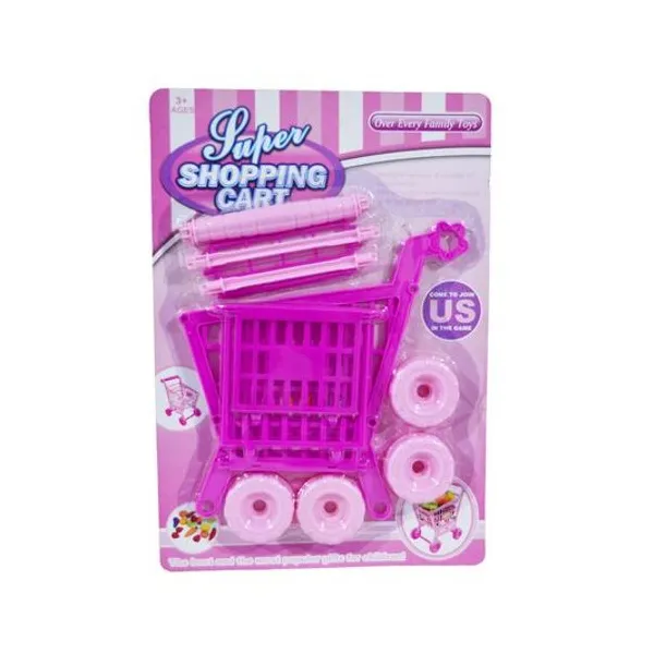 Carrito de compras para armar en blister 24x35 cm