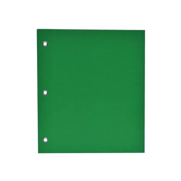 Carpeta n.° 3 dos tapas forrada pp verde Ezco