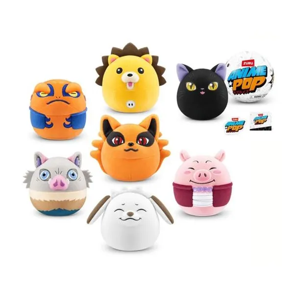 Anime pop peluche 13 cm surtidos