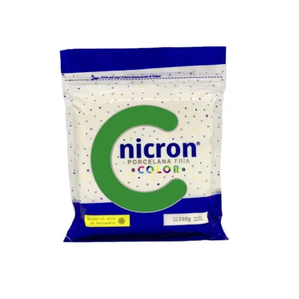 Porcelana en frio nicron color x250 grsverde