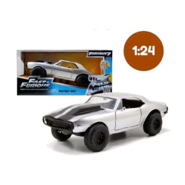 Jada - auto escala 1:24 fast & furious roman`s chevrolet camaro offroad plateado