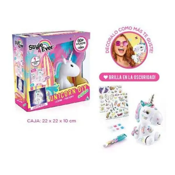 Style 4 ever - diy alcancia unicornio