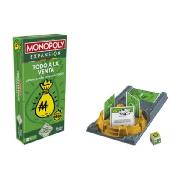 Hasbro family monopoly - expansion buy everything