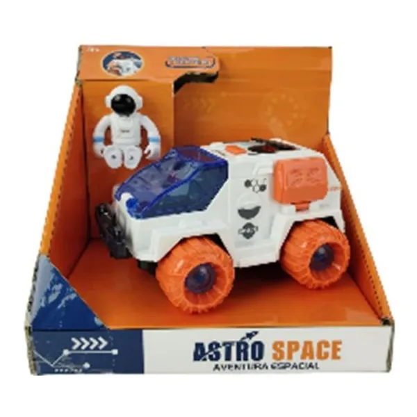 Auto espacial con astronauta 17 13 cm
