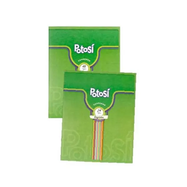 Cuaderno tapa flexible potosi x24 hs.liso.