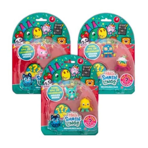 Smashlings - bister x3 figuras para coleccionar.