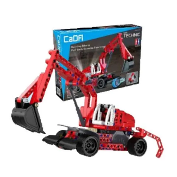 Technic excavator pullback