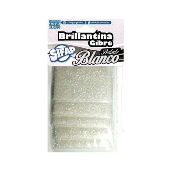 Gibre Sifap bl.x 5 sobres 4 g blanco perlado
