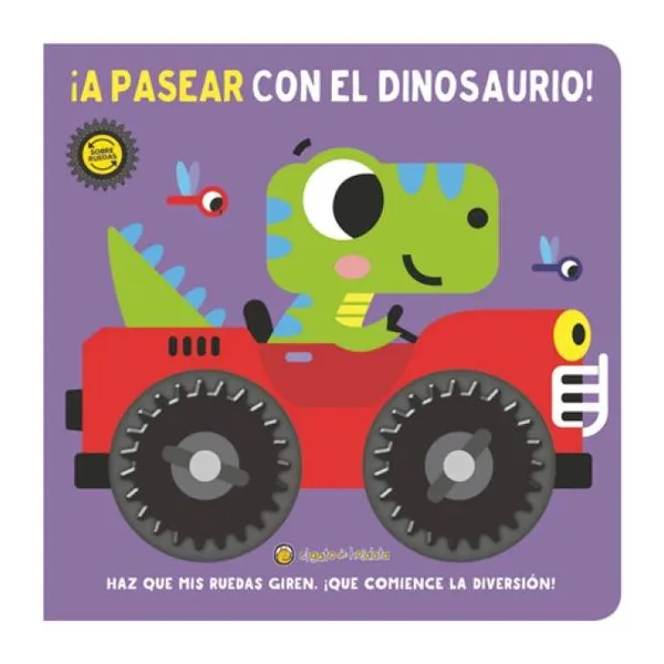 Sobre ruedas- a pasear con el dinosaurio 20 25 (imprenta mayúscula)