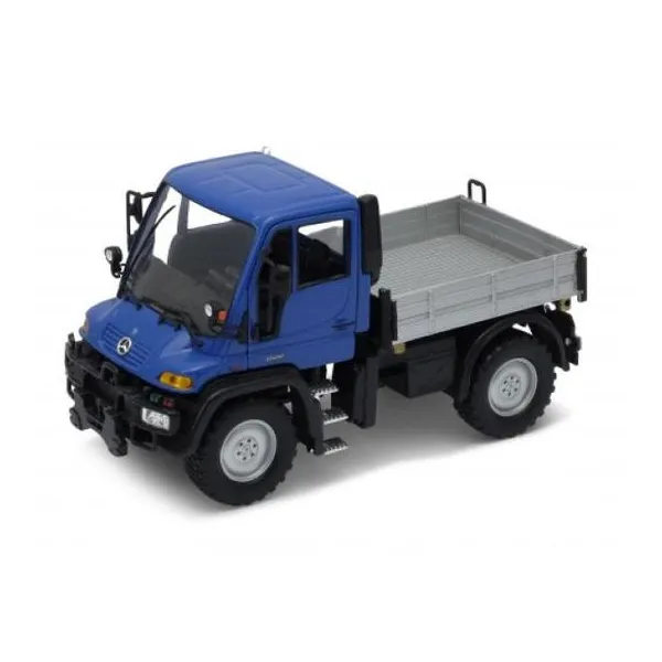 Welly mercedes benz unimog u400 azul 32380c-f-cw