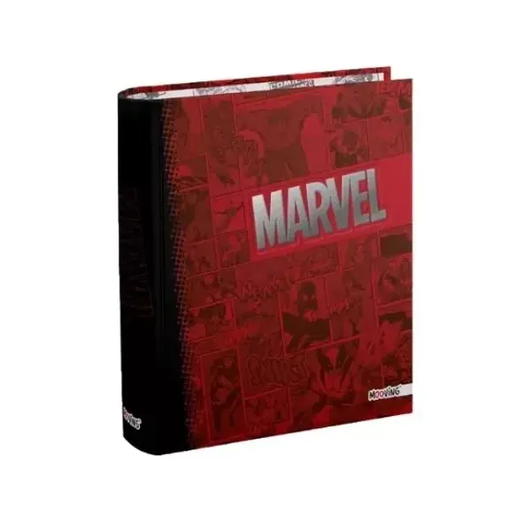 Carpeta a4 Mooving cartone 2 ani.40 mmmarvel
