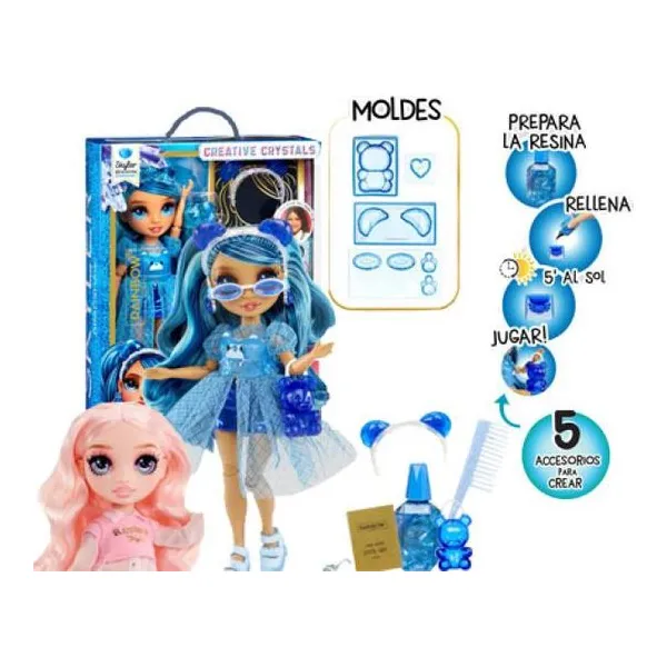 Rainbow high muñeca fashion doll surtido creative cristals skyler 27 cm