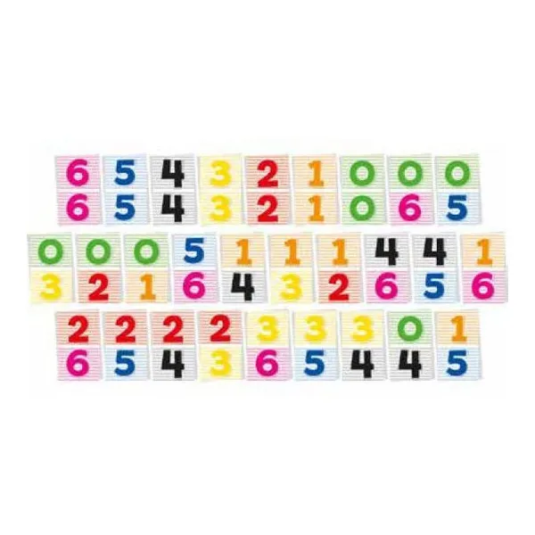 Domino números contiene 28 fichas
