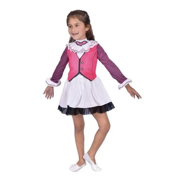 Disfraz monster high draculaura con luz talle 3