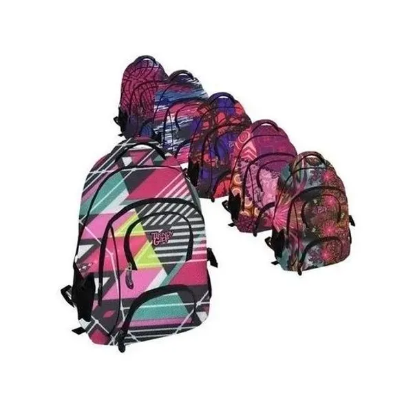 Mochila 16" espalda x1 surtido Trendy