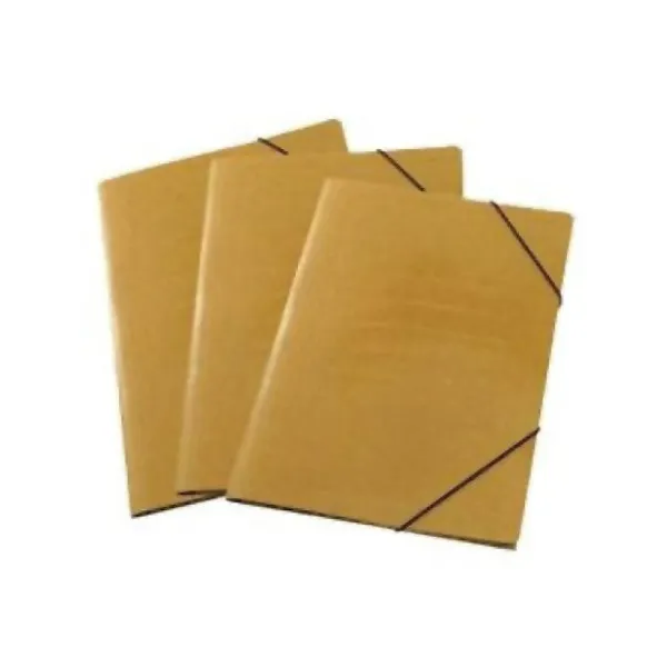 Carpeta 3 sol.para dibujo oficio con elast.presph/plastif.marron