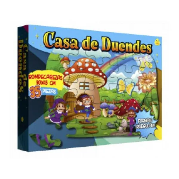 Rompecabezas: 35p casa de duendes
