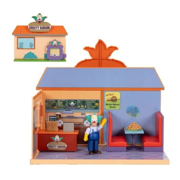 Los simpsons - playset 31 cm "krusty burger