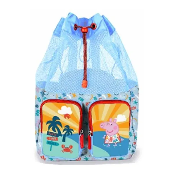 Mochila pvc playa Peppa Pig 37 38 18 cm
