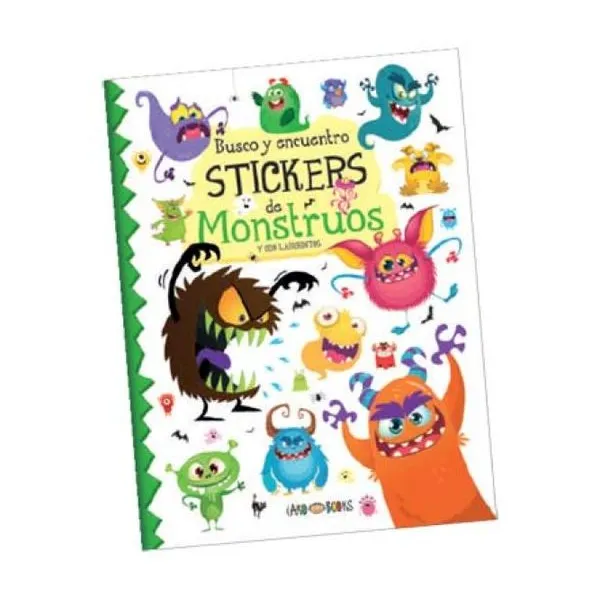 Busco y encuentro stickers de monstruos