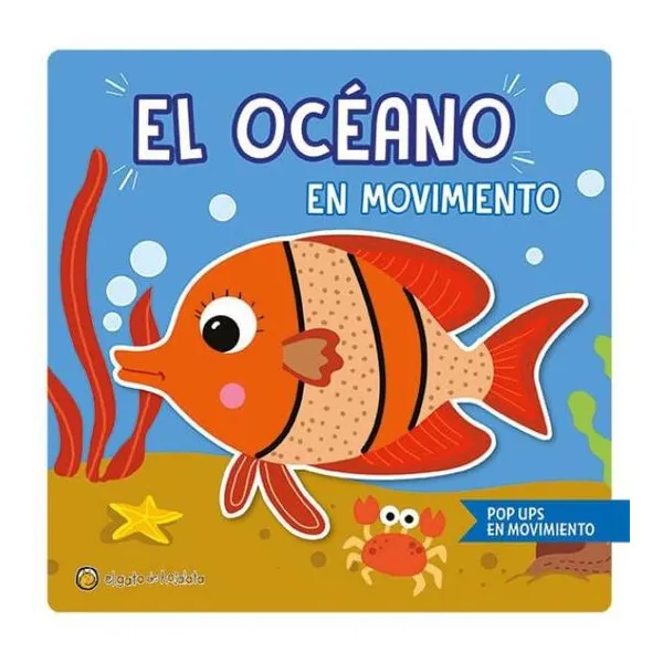 El océaño en movimiento con pop up- imprenta mayúscula